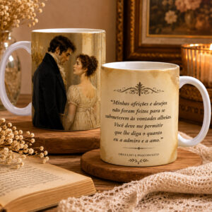 Caneca Orgulho e Preconceito Frase 4