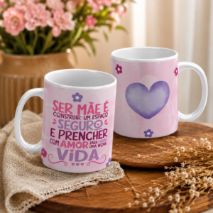 Caneca “Ser Mãe é Construir Amor”